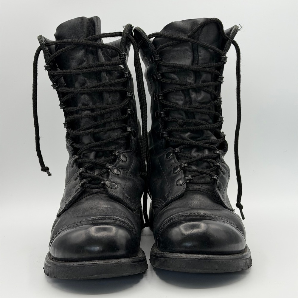 Corcoran 1525 Black Leather Combat Boots USA Vibram Military Field Boots 11.5EE?